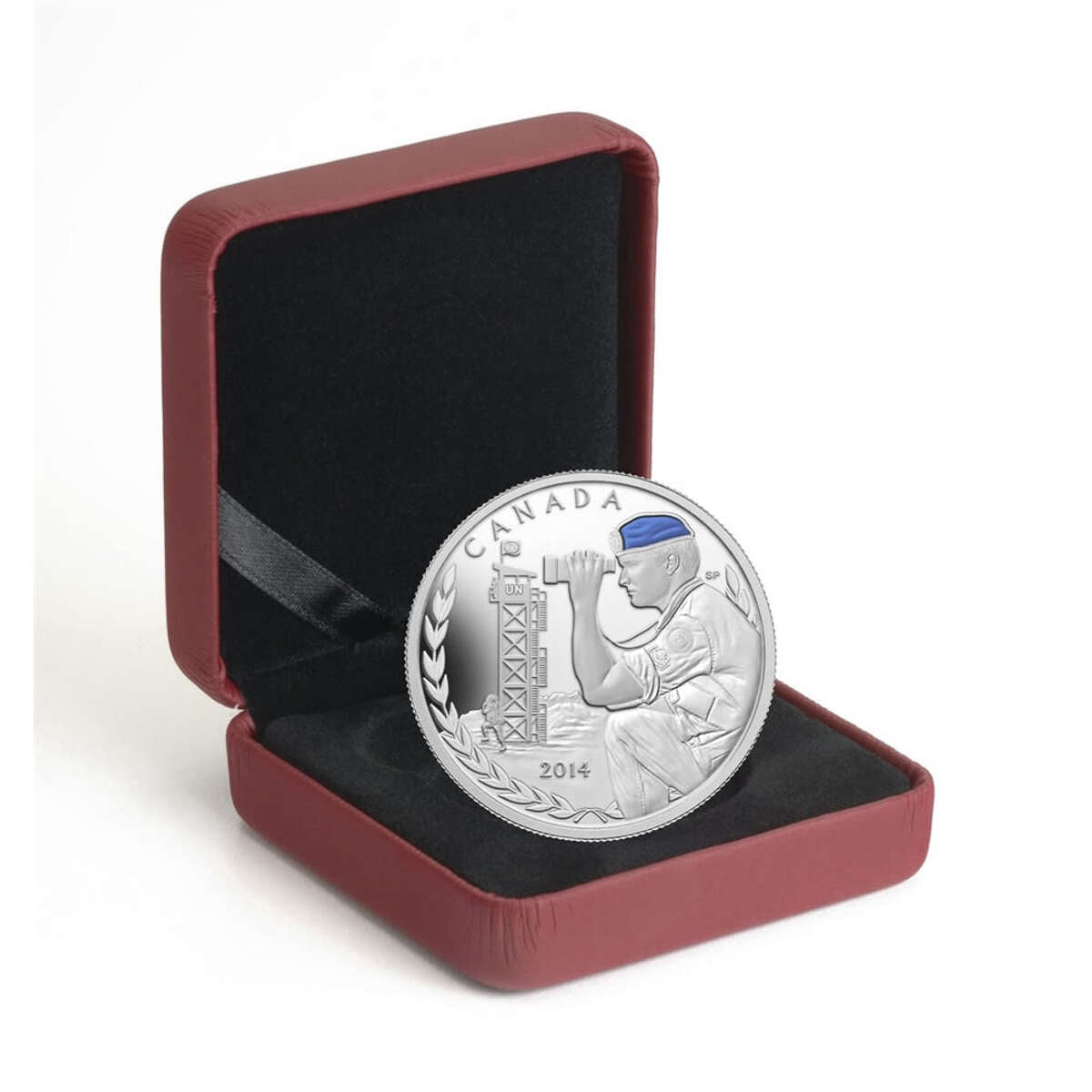 2014 $20 Canadian Peacekeeping in Cyprus, 50th Anniversary - Pure Silv