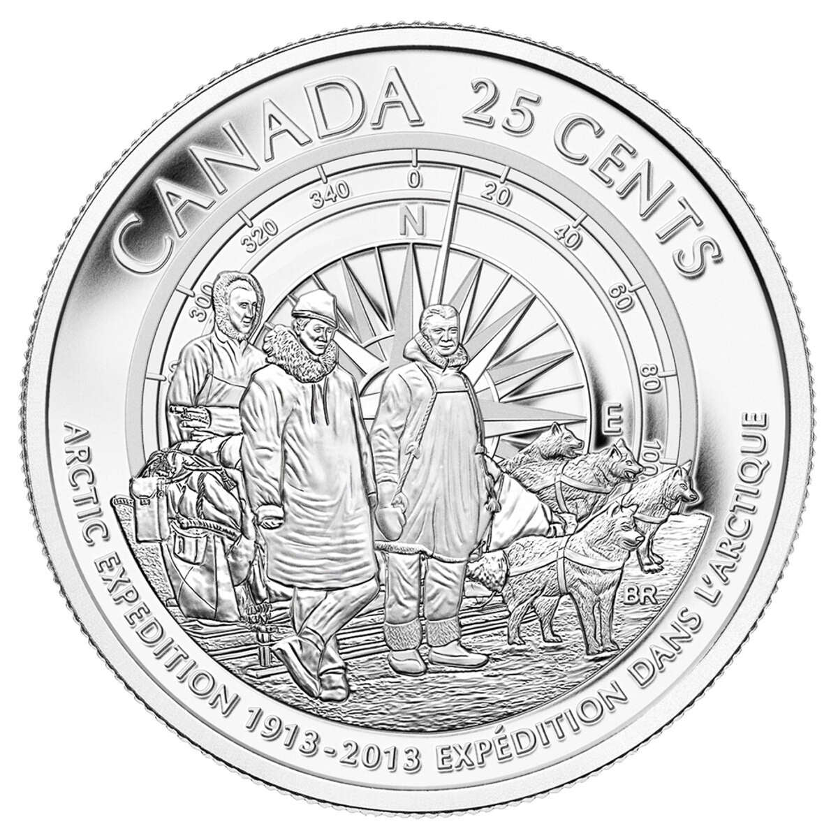 2013 25c Canadian Arctic Expedition, 100th Anniversary 12-pack
