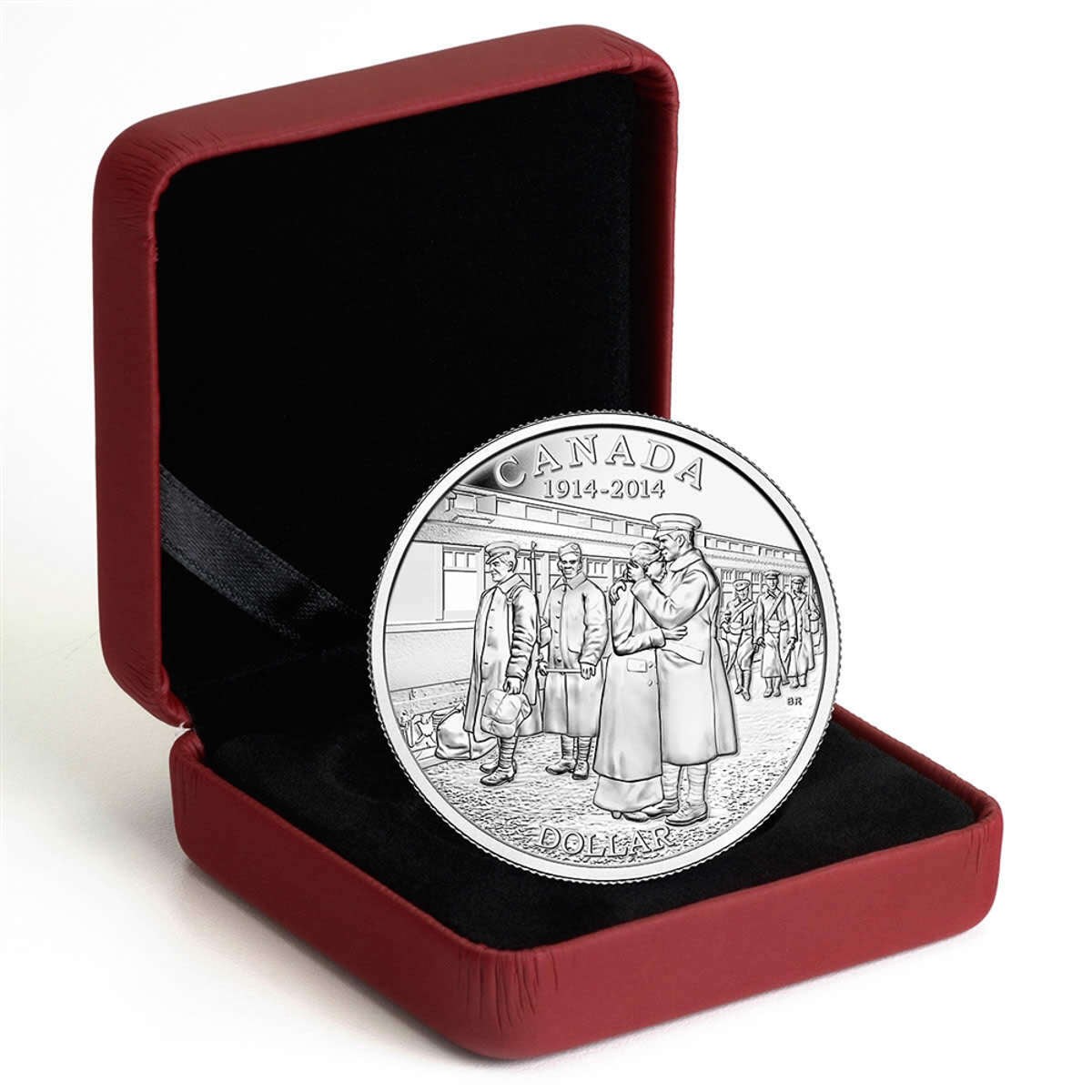 2014 $1 Declaration of the First World War, 100th Anniversary - Pure Silver Dollar B.U. Default Title