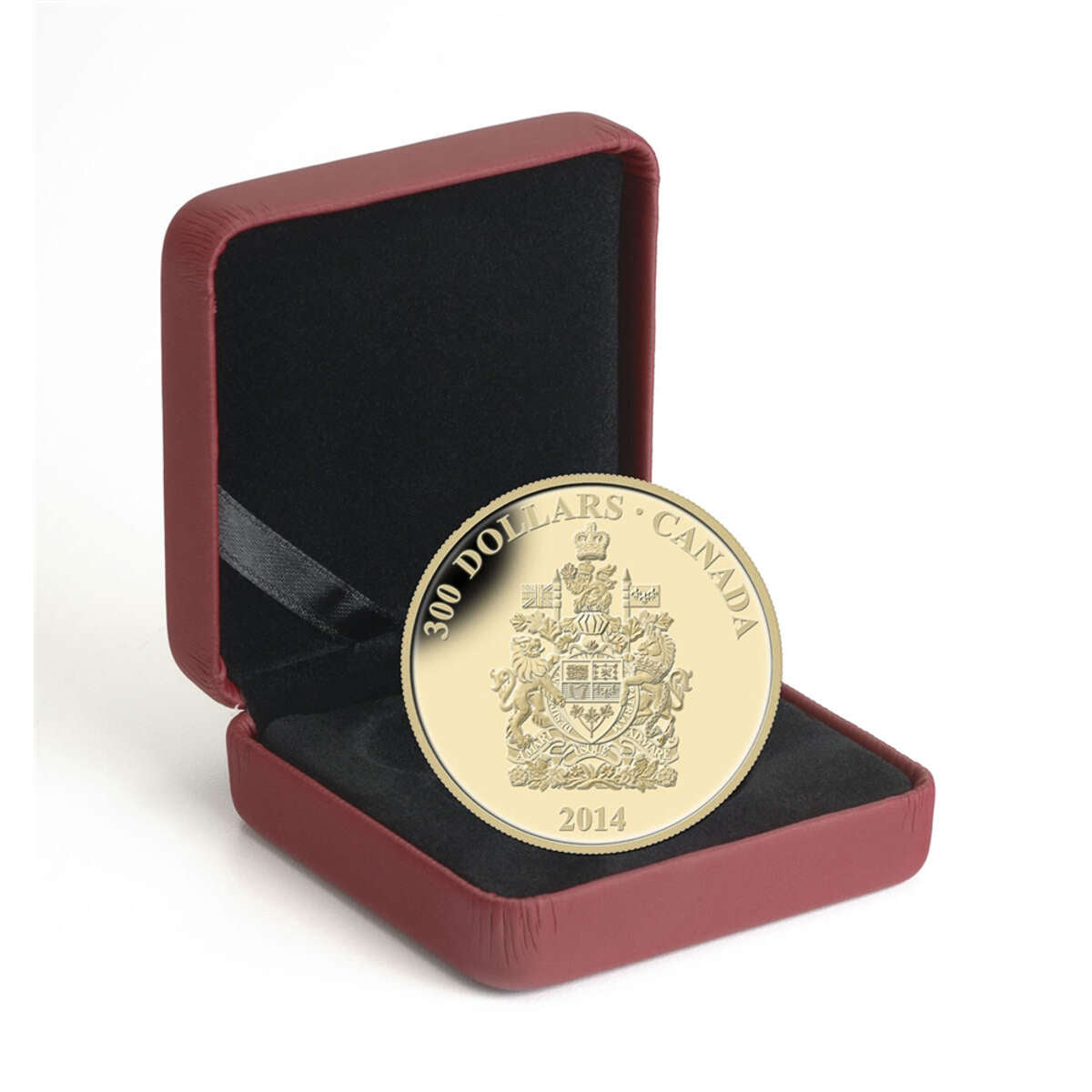 2014 $300 Canadian Coats of Arms: Canada - 14-kt. Gold Coin