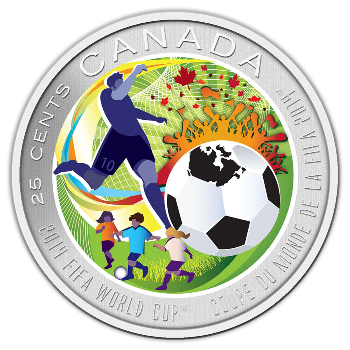 2014 25c 2014 FIFA World Cup&#8482; - Coloured Coin Default Title