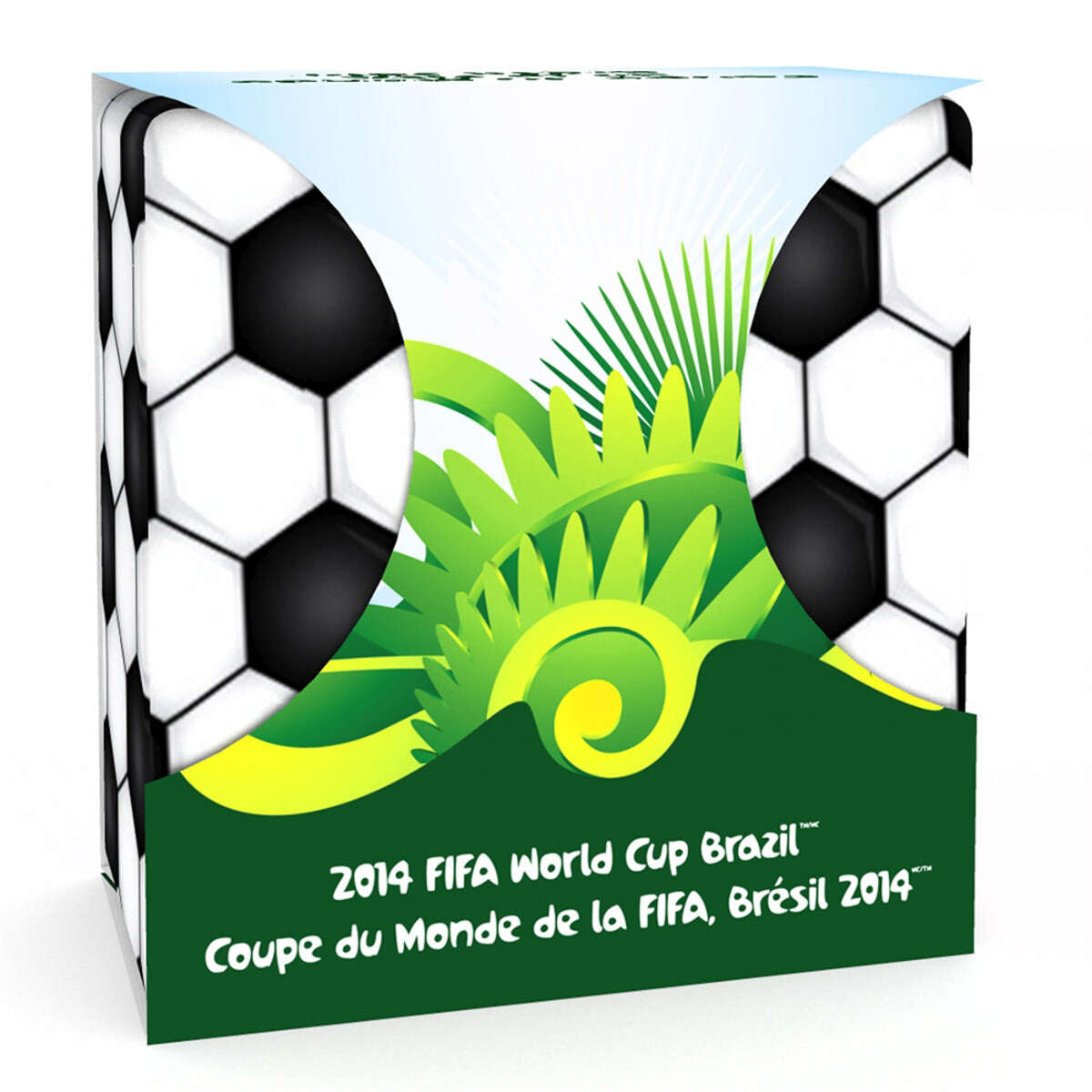 2014 25c 2014 FIFA World Cup - Coloured Coin