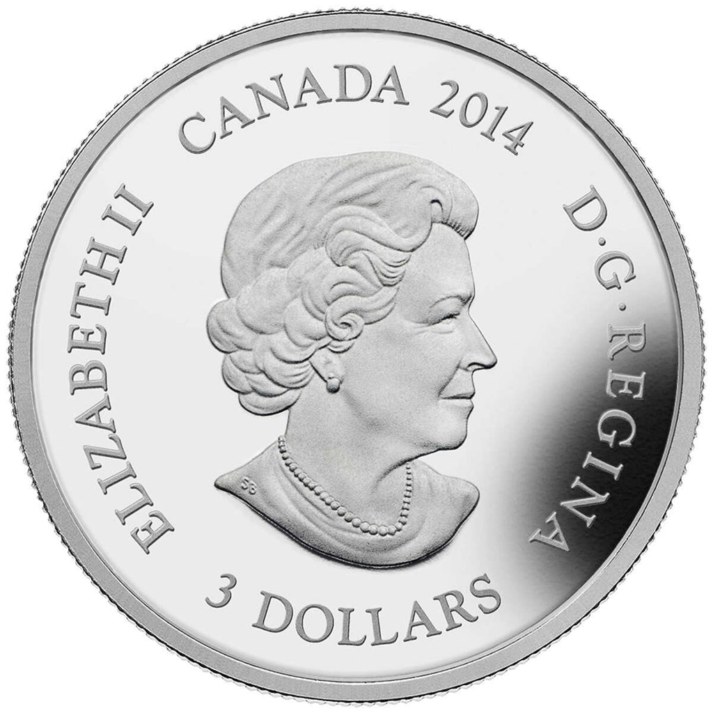 2014 $3 Jewel of Life - Pure Silver Coin