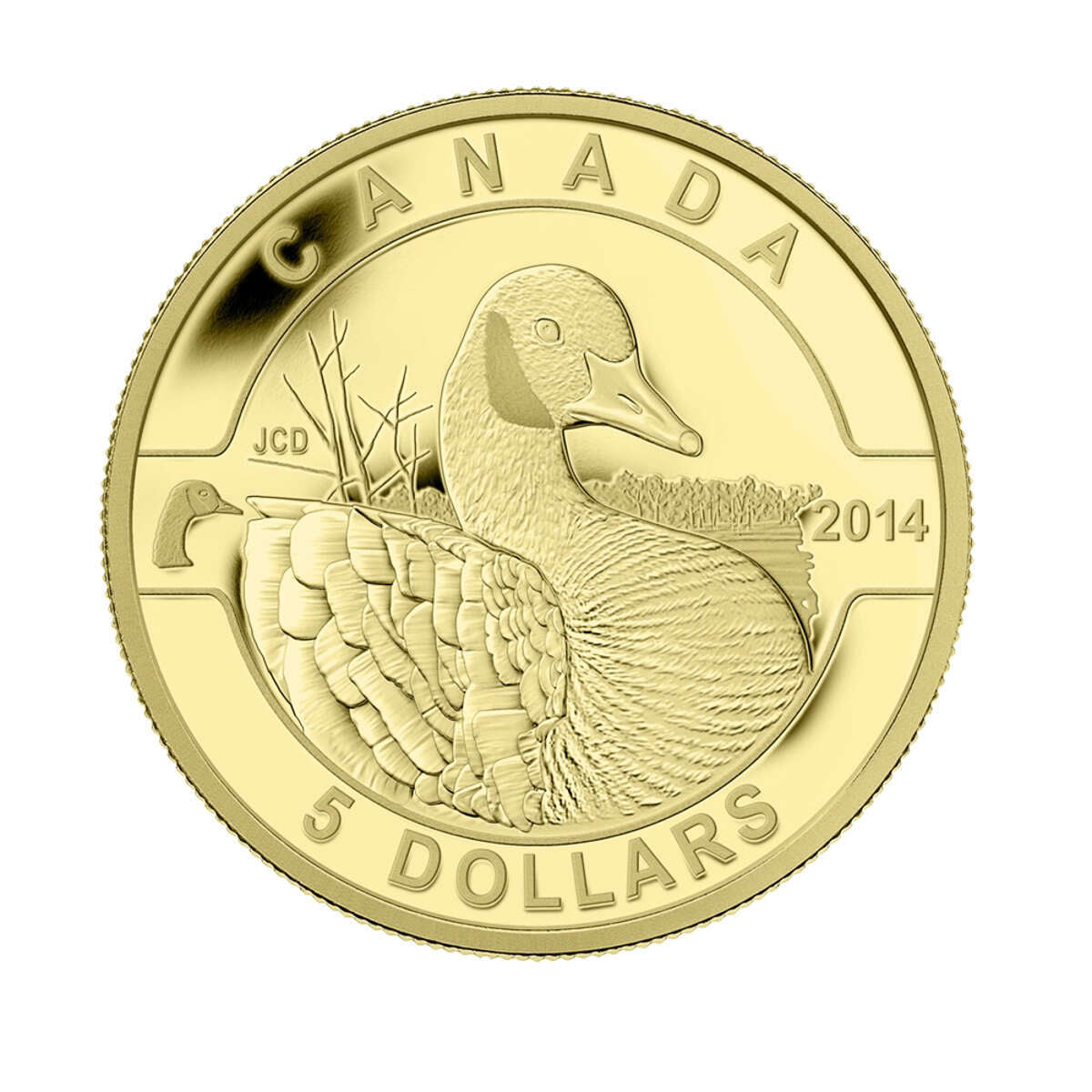 2014 $5 O Canada: Canada Goose - Pure Gold Coin Default Title