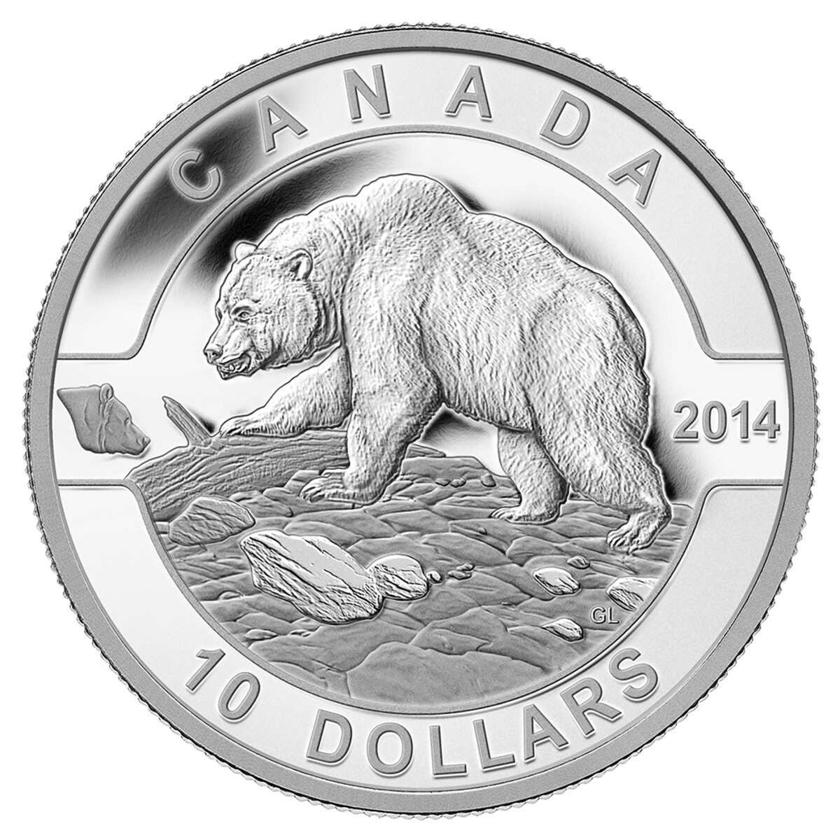 2014 $10 O Canada: Grizzly Bear - Pure Silver Coin Default Title