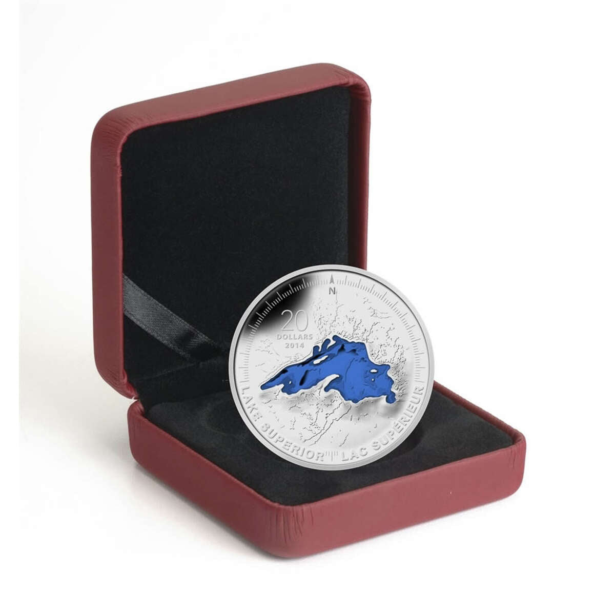 純銀プレート レリーフ 富士山 pure silver 計14.88g 10枚 2014 $20 Lake Superior: The Great Lakes - Pure Silver Coin