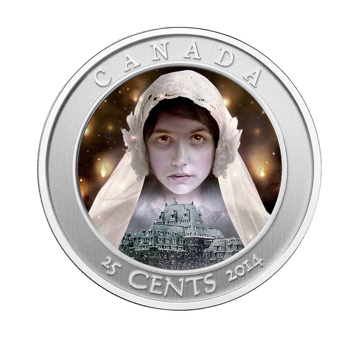 2014 25c Haunted Canada: Ghost Bride - Lenticular Coin Default Title