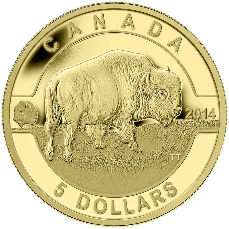 2014 $5 O Canada: Bison - Pure Gold Coin Default Title