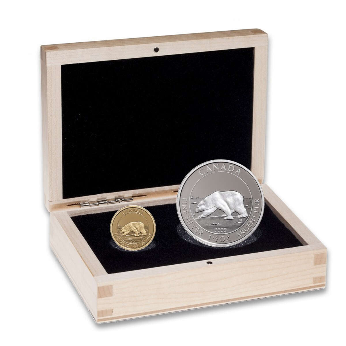 2013 Polar Bear - Pure Gold and Silver 2-Coin Set Default Title