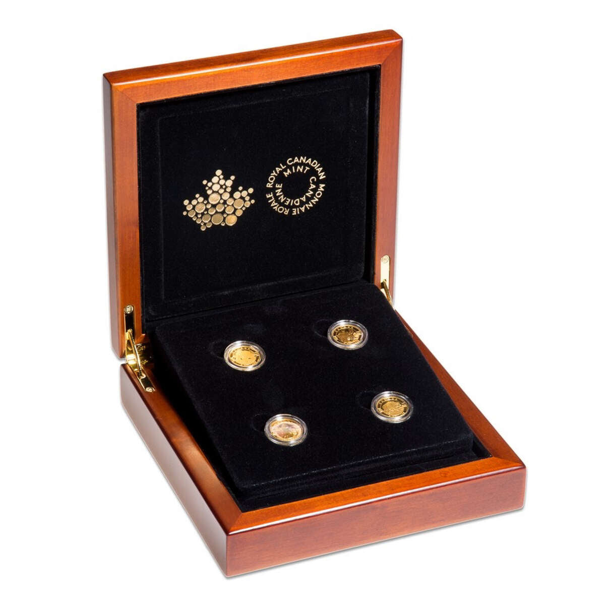 2014 $5 O Canada Series - Pure Gold 4 Coin Set