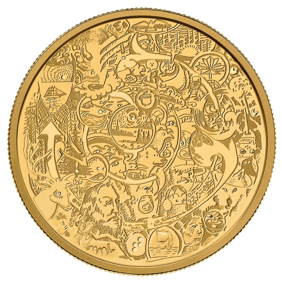 2014 $250 Canadian Contemporary Art - Pure Gold Coin Default Title