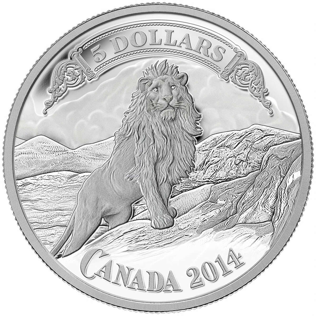 2014 $5 Bank Note Series: Lion on the Mountain - Pure Silver Coin Default Title