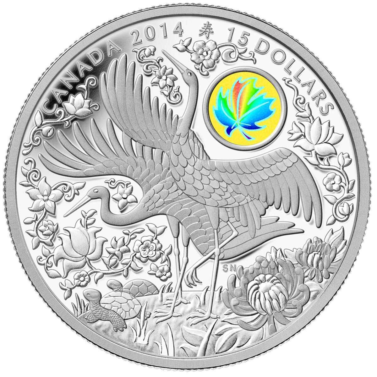 2014 $15 Maple of Longevity - Pure Silver Coin Default Title