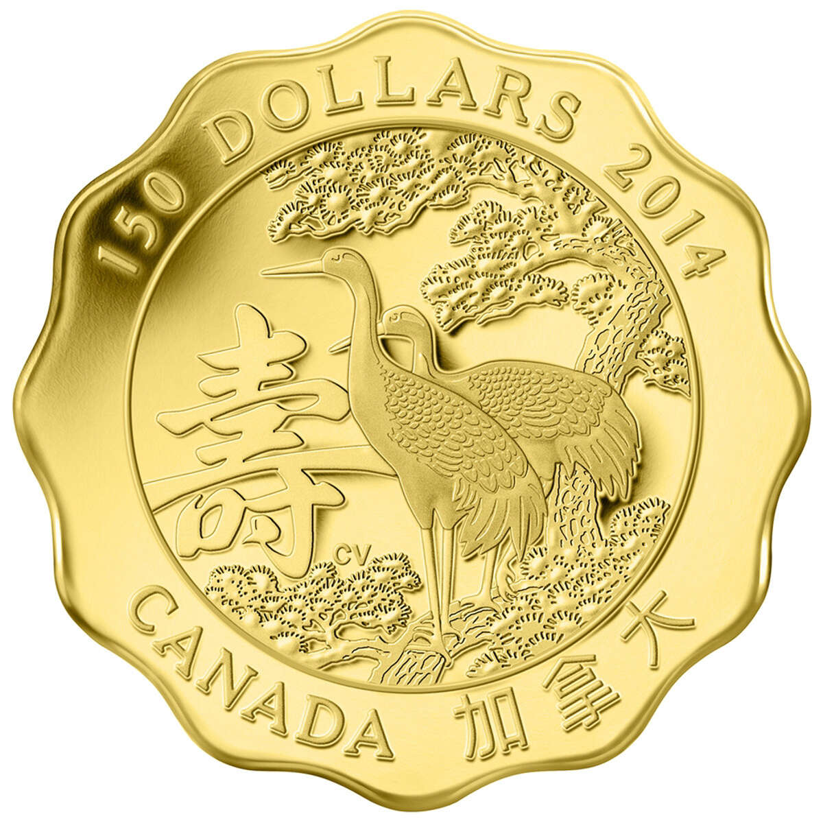 2014 $150 Blessing of Longevity - Pure Gold Coin Default Title