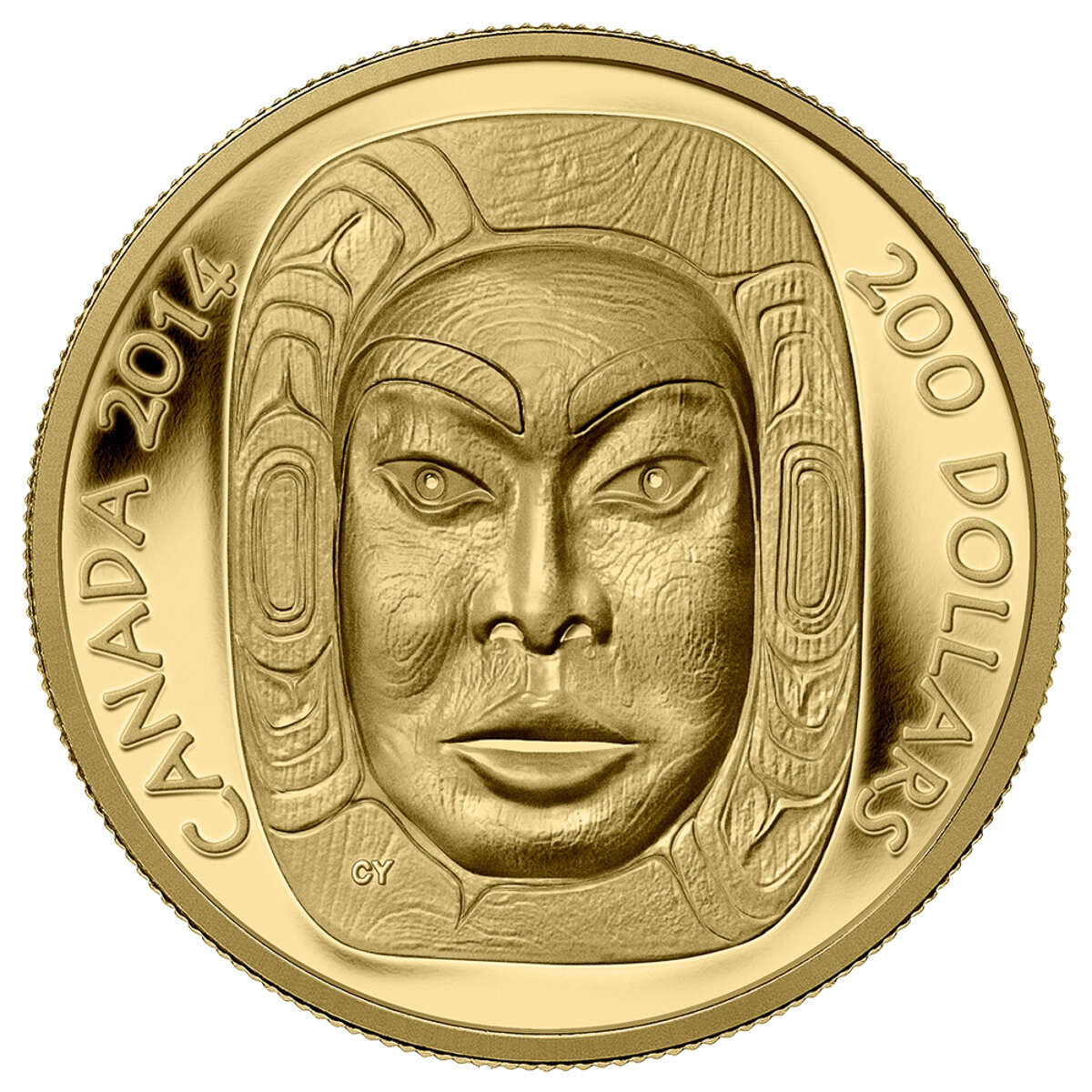 2014 $200 Pure Gold Matriarch Moon Mask Default Title