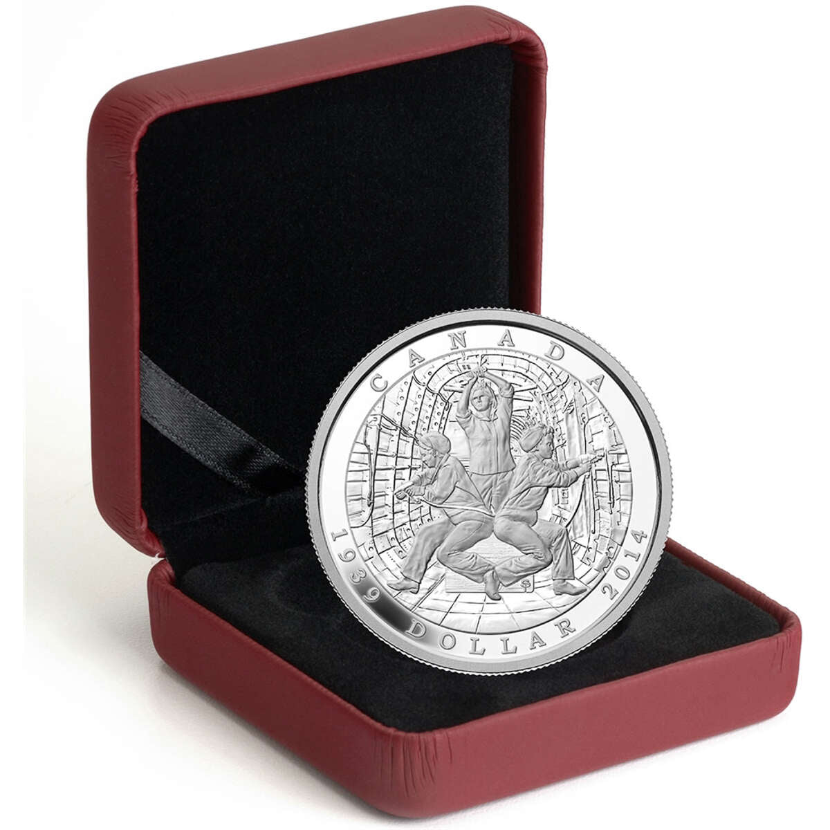 2014 Declaration of the Second World War, 75th Anniversary - Limited Edition Silver Dollar Proof Default Title