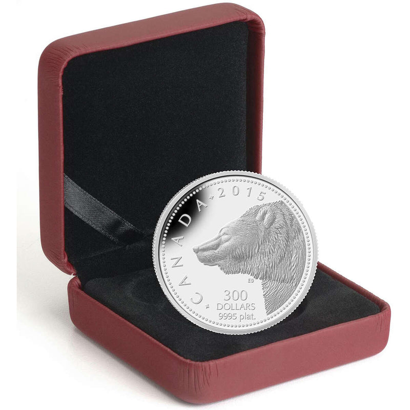 2015 $300 Grizzly Bear - Pure Platinum Coin Default Title
