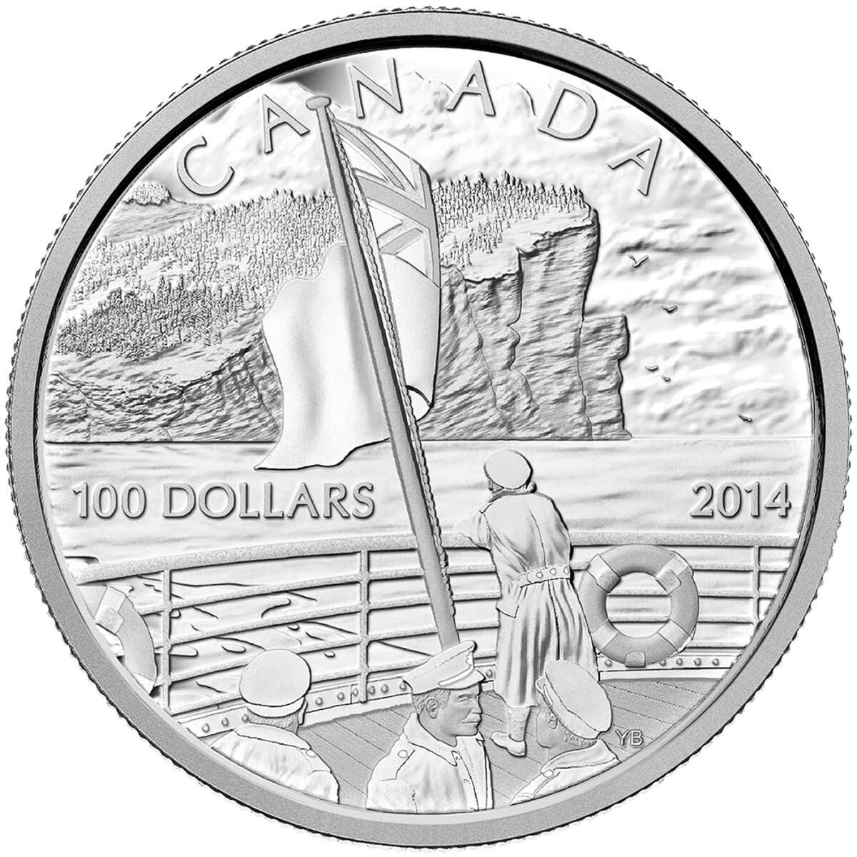 2014 $100 Declaration of the First World War, 100th Anniversary - Pure Silver Coin Default Title