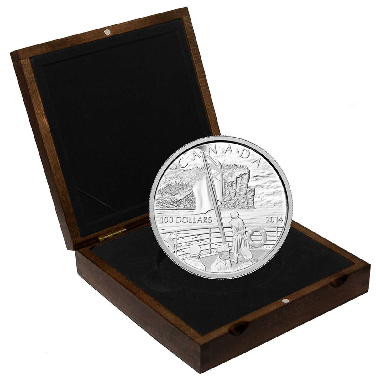 2014 $100 Declaration of the First World War, 100th Anniversary - Pure Silver Coin Default Title