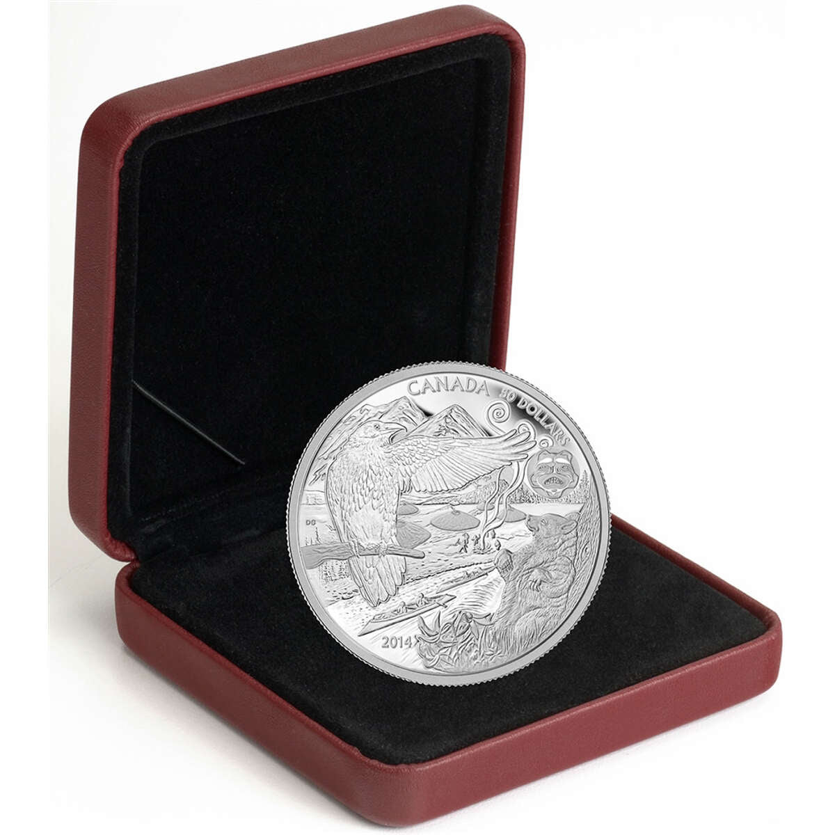 2014 $50 Aboriginal Story: The Legend of the Spirit Bear - Pure Silver