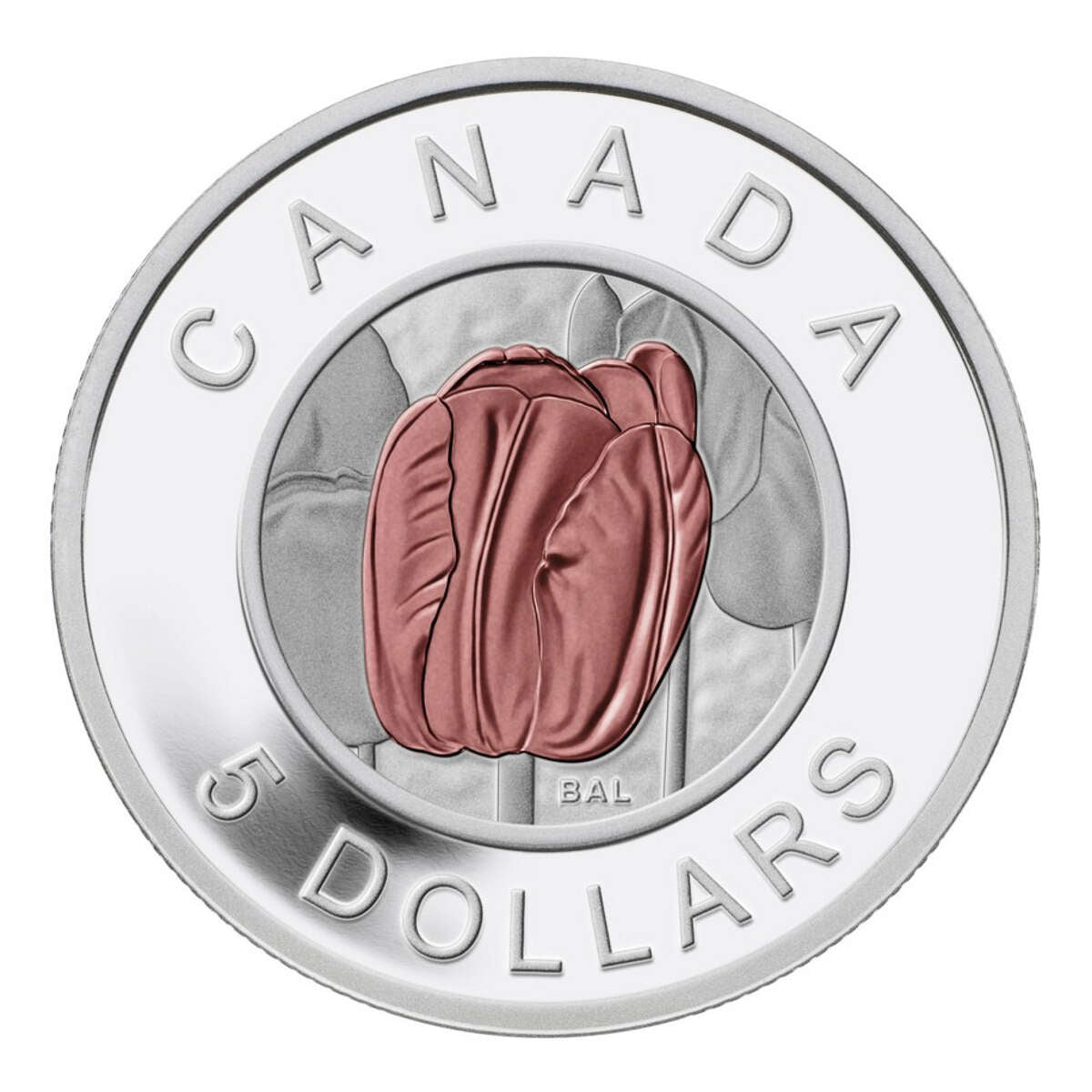 2014 $5 Flowers in Canada: Tulip - Pure Silver Coin Default Title