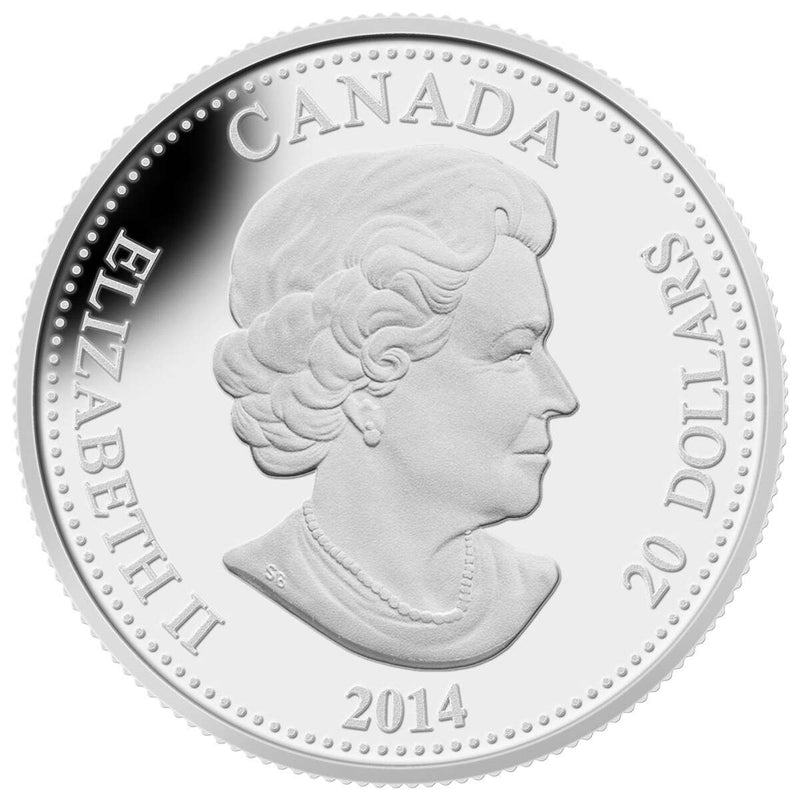 2014 $20 75th Anniversary of The Royal Winnipeg Ballet - Fine Silver Coin Default Title