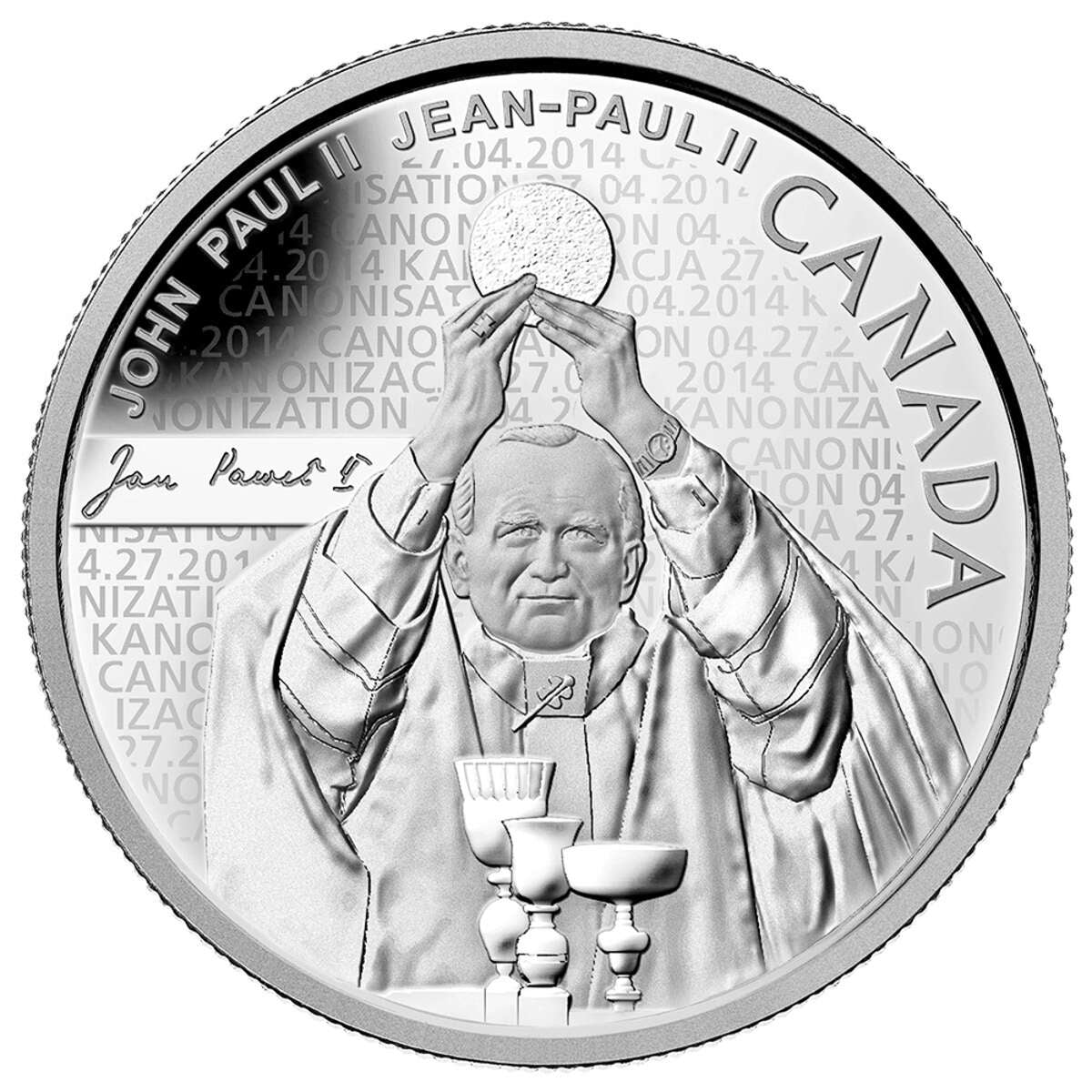 2014 $10 Pope John Paul II - Pure Silver Coin Default Title