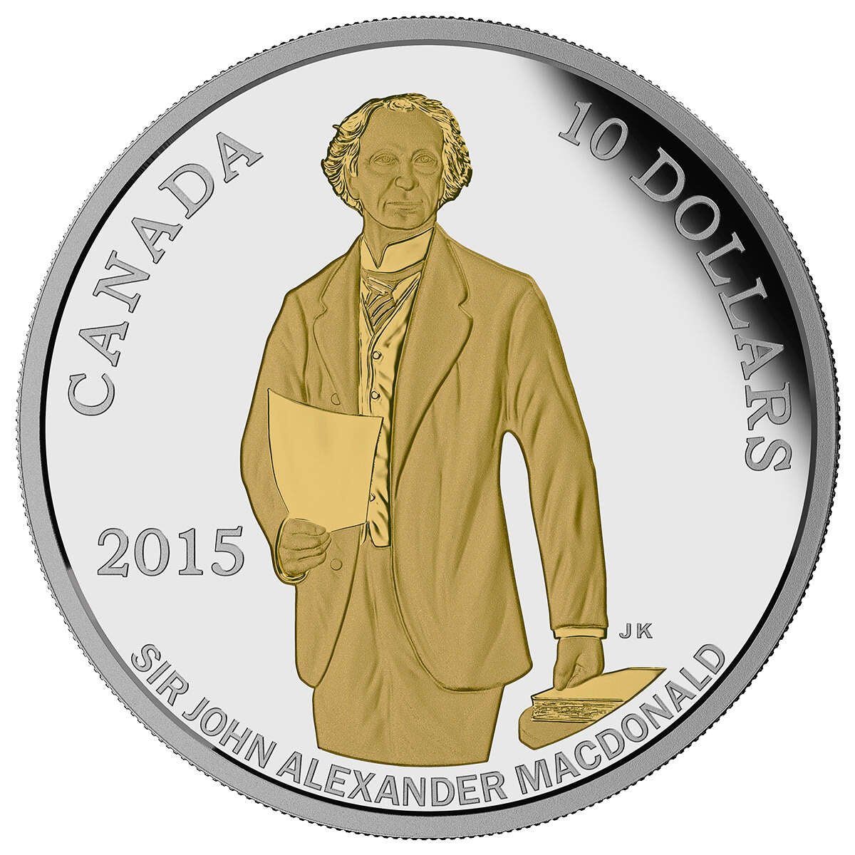 2015 $10 The Birth of Sir John A. Macdonald, 200th Anniversary - Pure Silver Coin Default Title