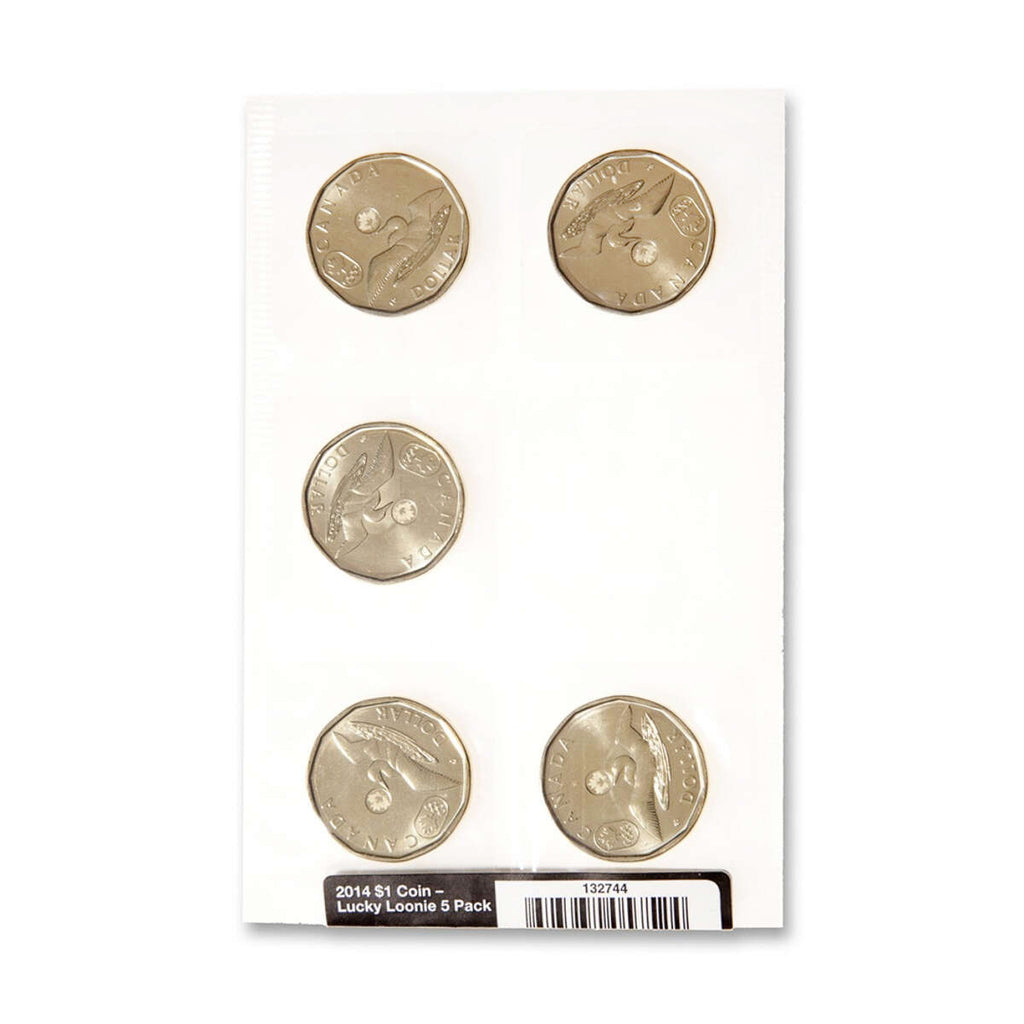 Circulation 2016 Lucky Loonie in 5-Coin Packs and Rolls