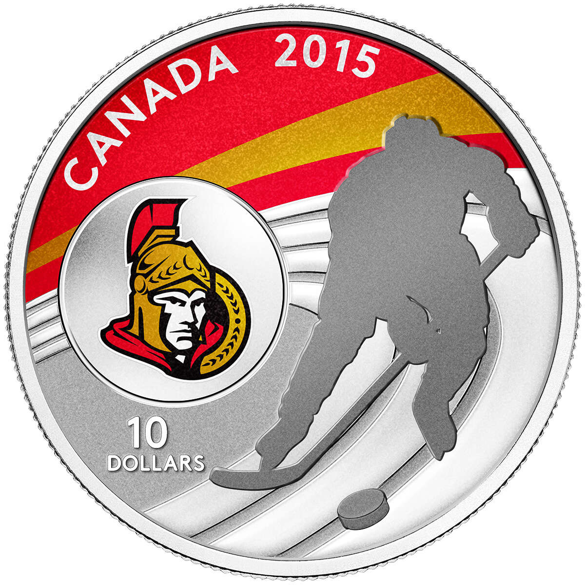 2015 $10 Ottawa Senators - Pure Silver Coin Default Title