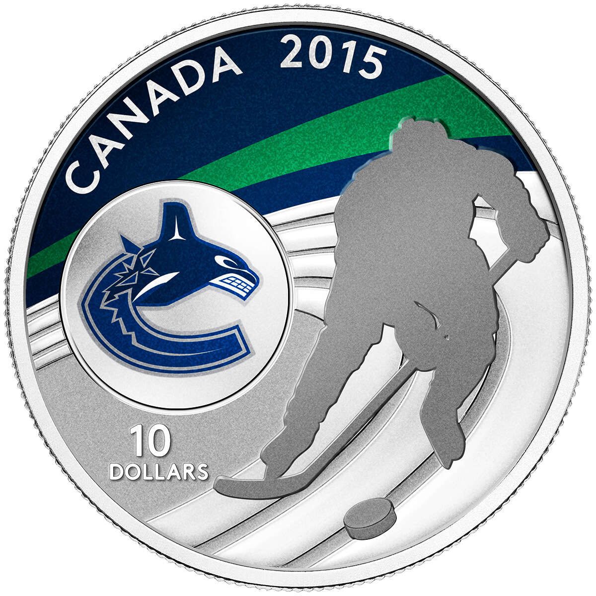 2015 $10 Vancouver Canucks - Pure Silver Coin *SOLD OUT AT THE MINT* Default Title