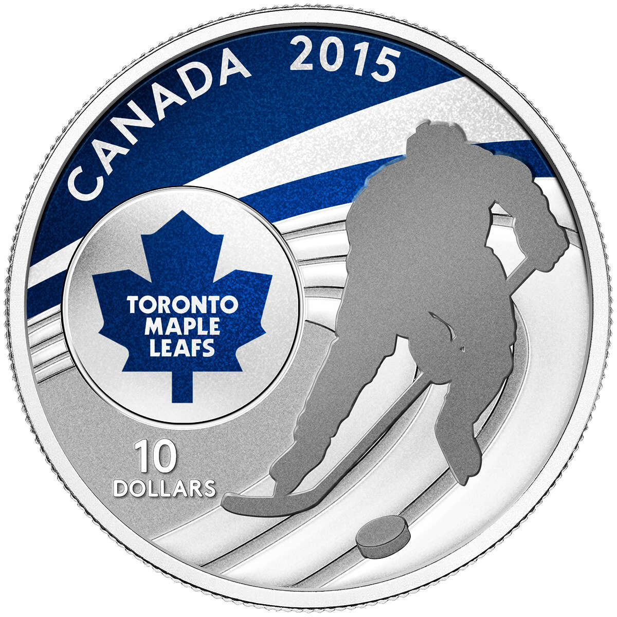 2015 $10 Toronto Maple Leafs - Pure Silver Coin Default Title