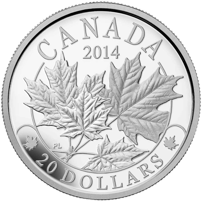 2014 $20 Majestic Maple Leaves - Pure Silver Coin Default Title