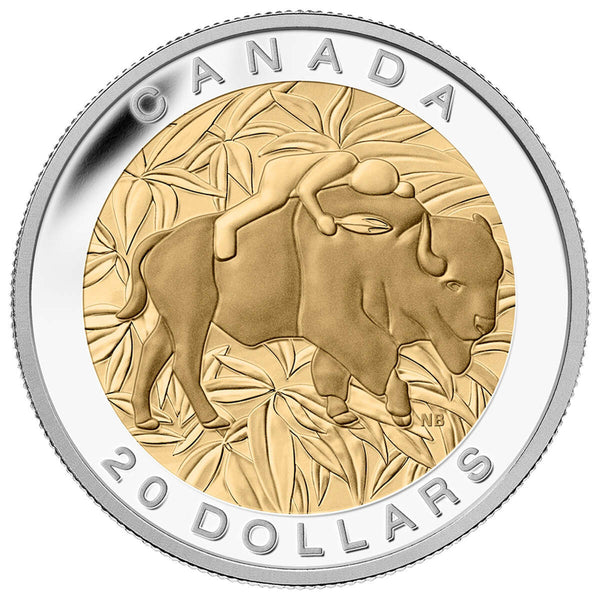 2014 $20 The Seven Sacred Teachings: Respect - Pure Silver Coin