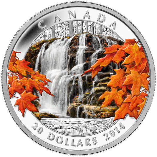 2014 $20 Autumn Falls - Pure Silver Coin Default Title