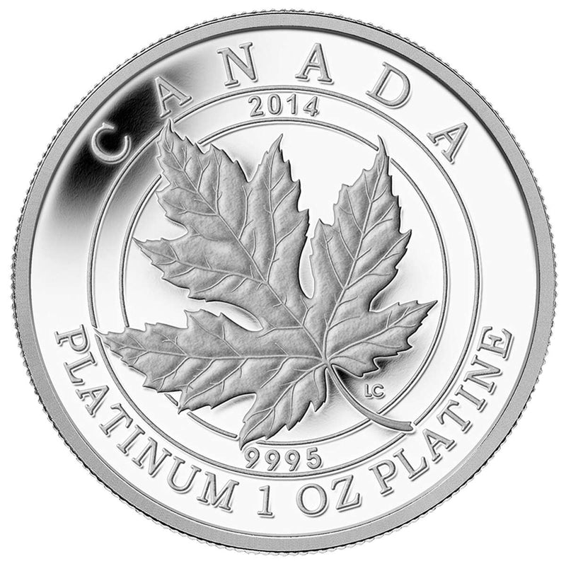 2014 $300 Maple Leaf Forever - Pure Platinum Coin Default Title