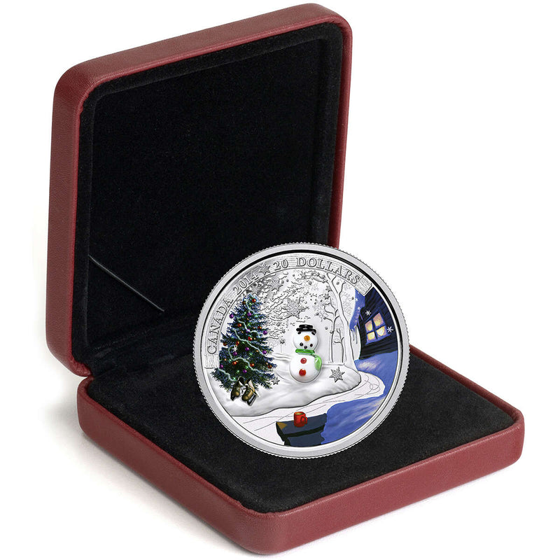 2014 $20 Venetian Glass Snowman - Pure Silver Coin Default Title