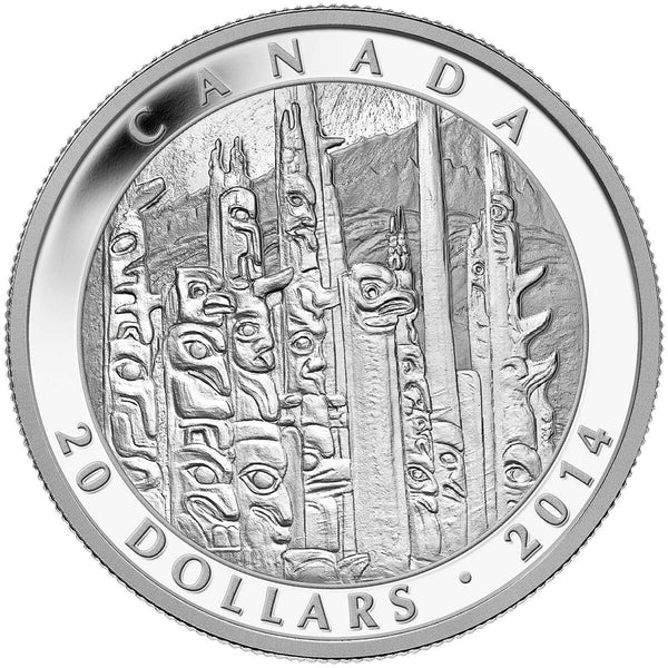 2014 $20 Celebrating Emily Carr - Pure Silver Coin