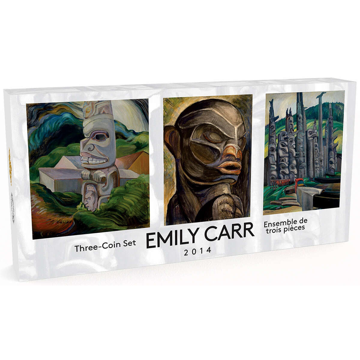 2014 Emily Carr - Three-Coin Set ($20 Silver, $200 Gold, $300 Platinum) Default Title