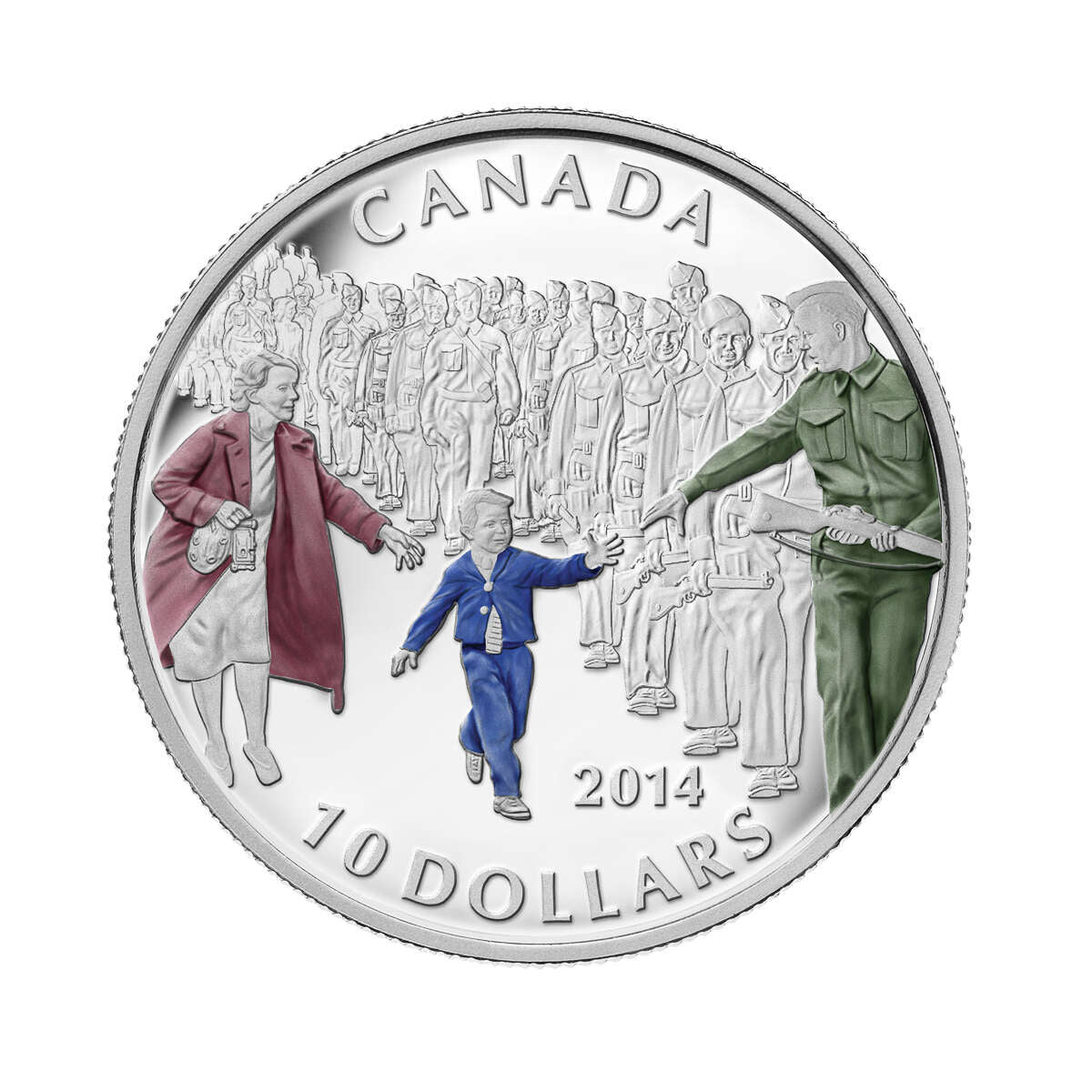 2014 $10 Wait for me, Daddy - Pure Silver Coin Default Title