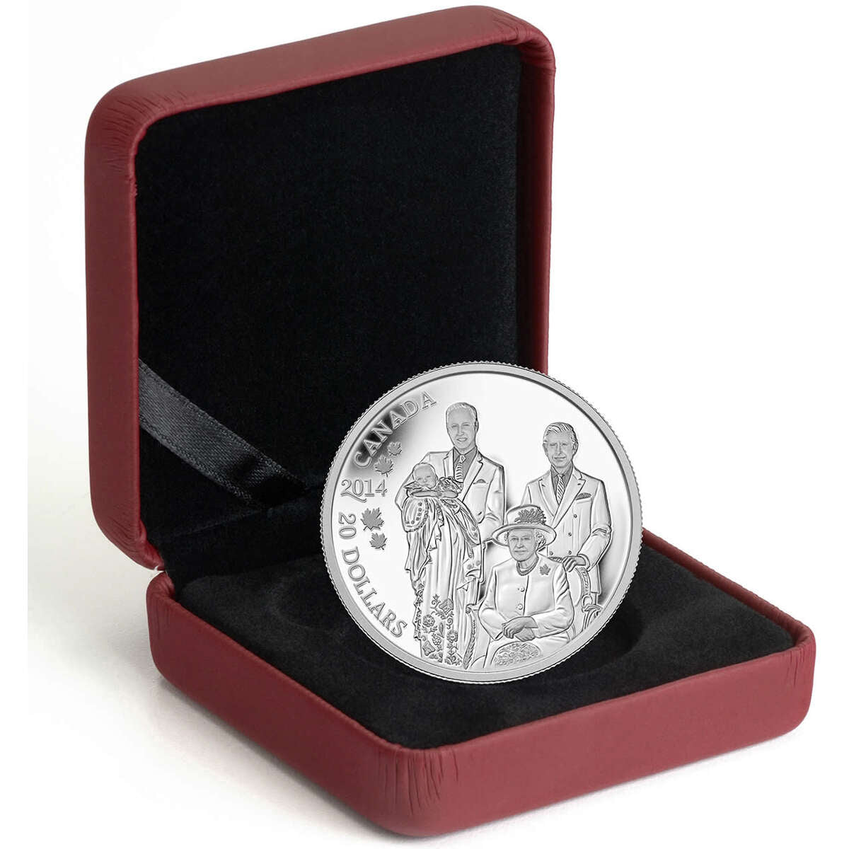 2014 $20 Royal Generations - Pure Silver Coin