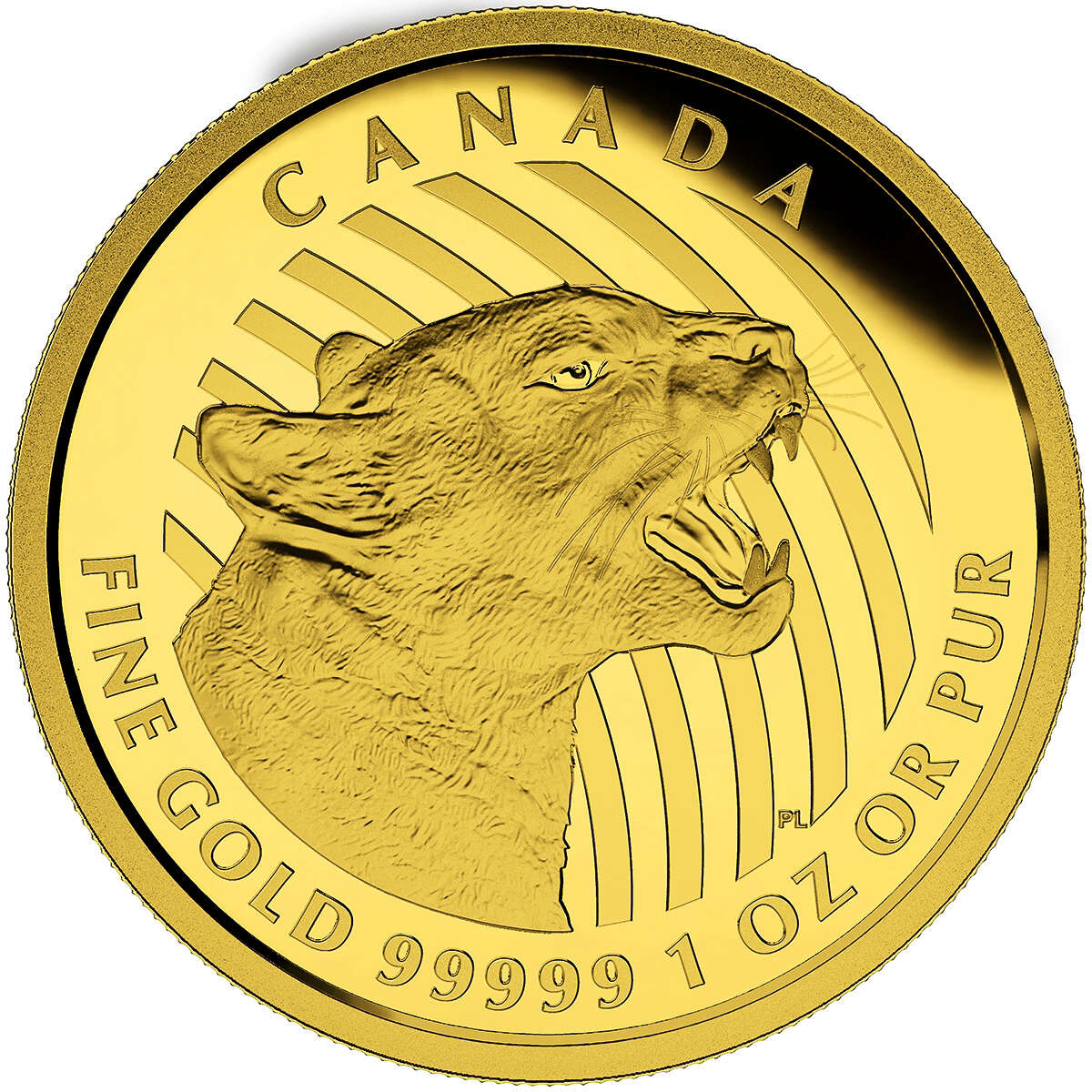 2015 $200 Growling Cougar - Pure Gold Coin *SOLD OUT AT THE MINT* Default Title