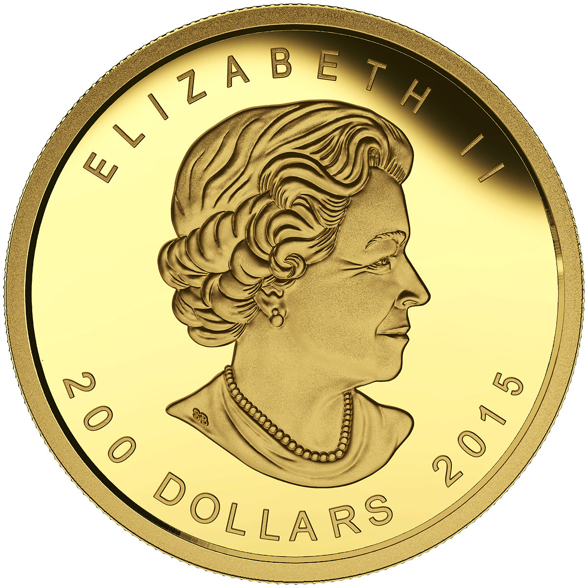 2015 $200 Growling Cougar - Pure Gold Coin