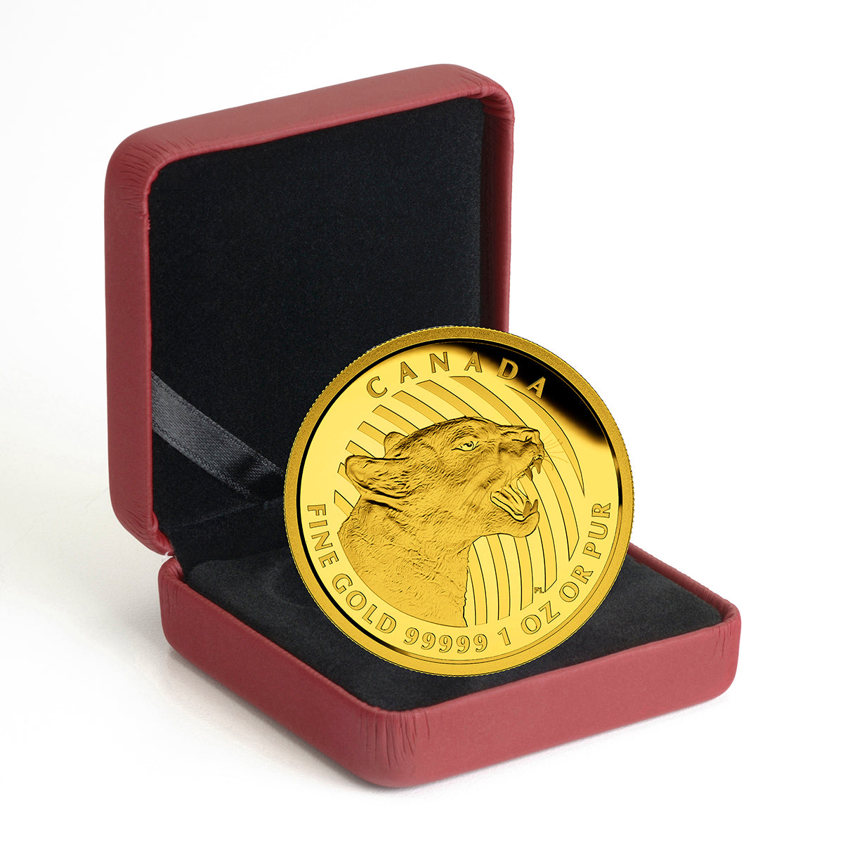 2015 $200 Growling Cougar - Pure Gold Coin