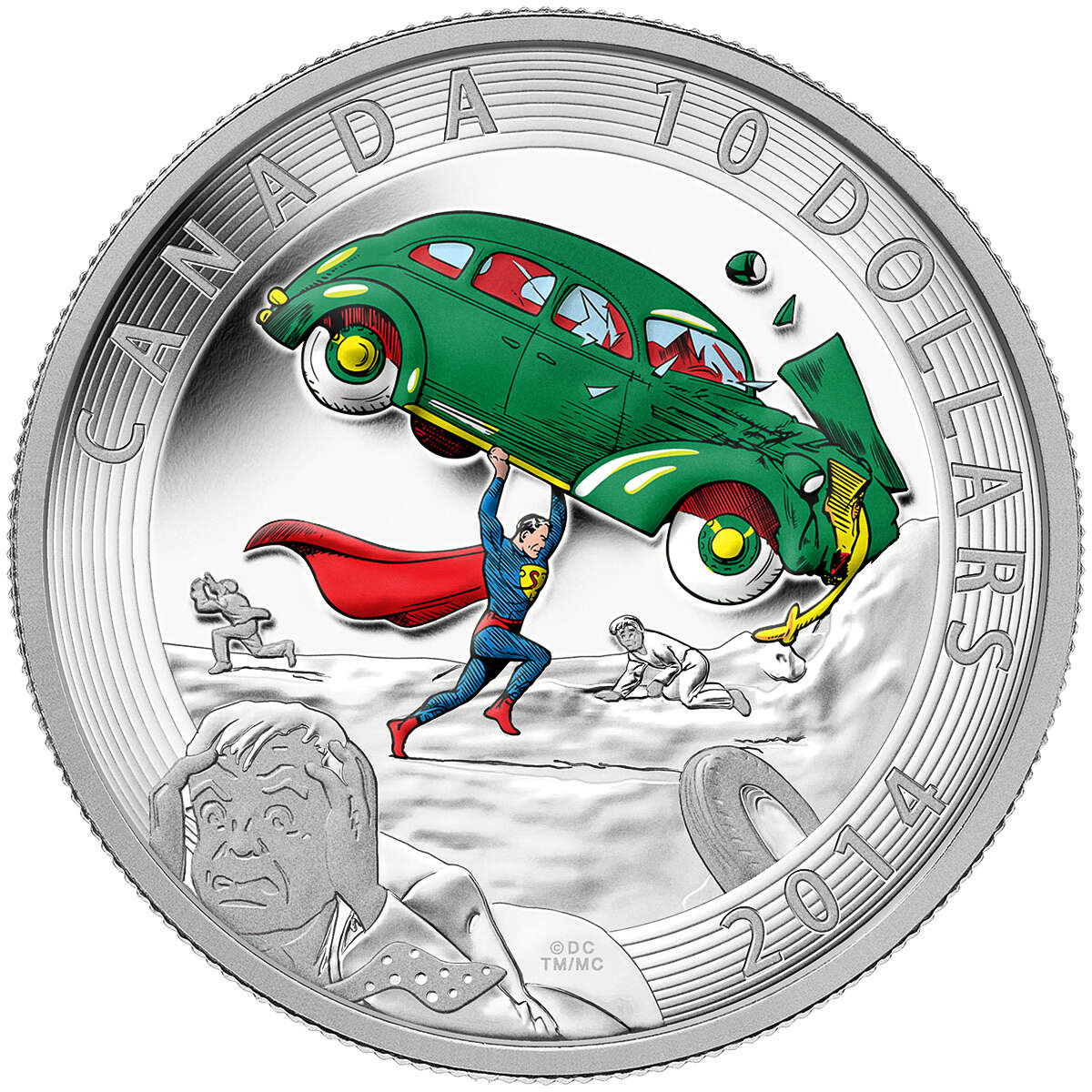 2014 $10 Iconic Superman&trade; Comic Book Covers: Action Comics #1 (1938) - Pure Silver Coin Default Title