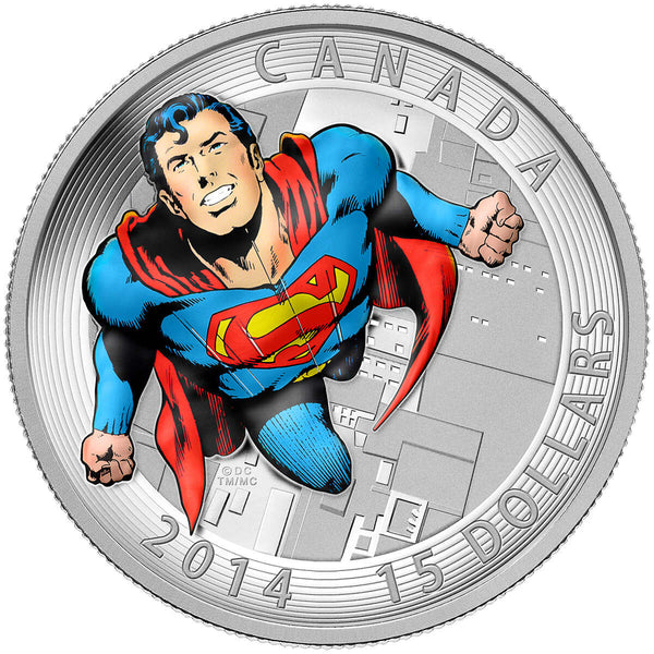 2014 $15 Iconic Superman&trade; Comic Book Covers: Action Comics #419 (1972) - Pure Silver Coin Default Title