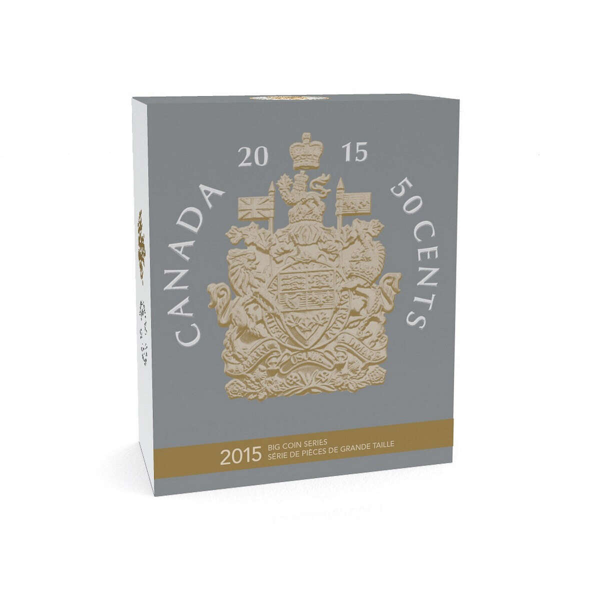 2015 50c Big Coin Series: Coat of Arms - 5 oz Pure Silver Coin