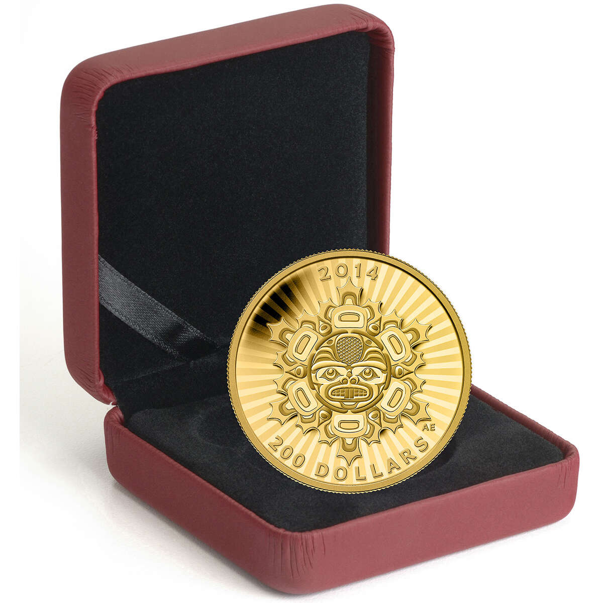 2014 $200 Interconnection: Land - The Beaver - Pure Gold Coin