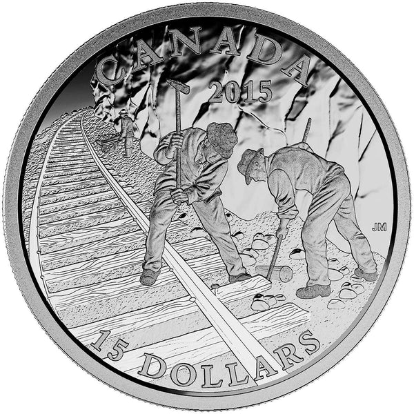 2015 $15 Exploring Canada: Building the Canadian Pacific Railway - Pur