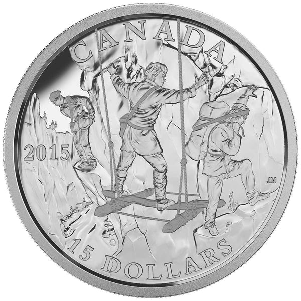 2015 $15 Exploring Canada: The Wild Rivers Exploration - Pure Silver C